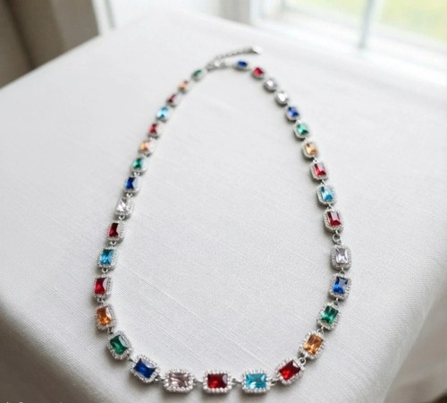 Collana bracciale tennis - collana,