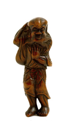 Figura legno intagliata - in,