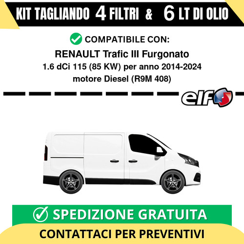 Tagliando per renault trafic - per,