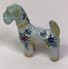 Statuina cane ceramica arte