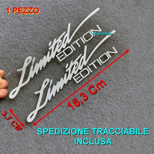 Adesivo limited edition - edition, grigio