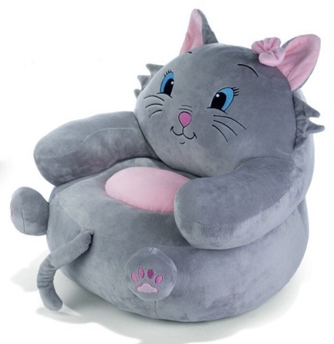 Poltroncina gatto grigio per - grigio,