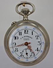 Orologio da tasca Fritz-Edouard Roskopf Alpacca dal 1906 - OTTIME CONDIZIONI (108388)