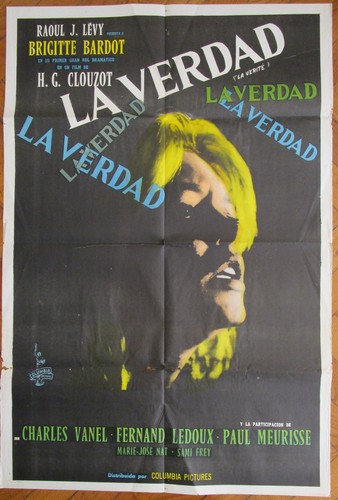 Poster film brigitte bardot - brigitte, la