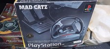 Volante e pedaliera Ps1 Playstation 1 marca MAD CATZ