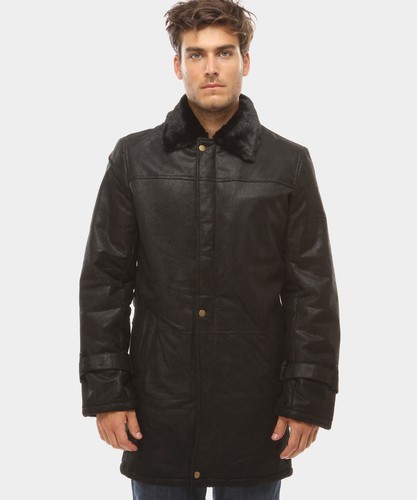 Cappotto pelle con - cappotto,