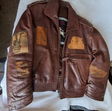 giacca pelle uomo vintage