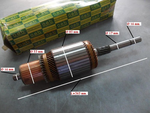 Indotto motorino fiat 645 - motorino,