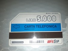Scheda telefonica rara prova - scheda,
