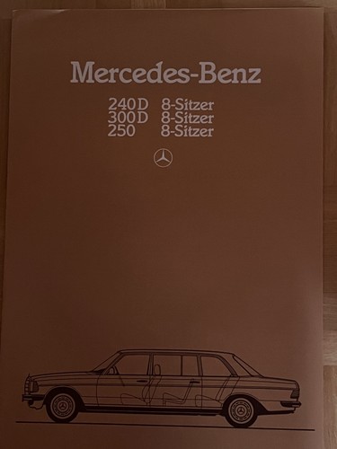 Brochure depliant mercedes 240 - brochure,