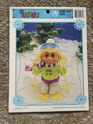 Puzzle legno 1992 trolls - puzzle, in