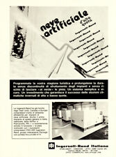 Neve artificiale d'alta quota Ingersoll-Rand. Advertising 1976