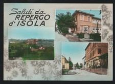 SALUTI DA REPERGO D'ISOLA D'ASTI CARTOLINA FG VG - DTC MOROSINI