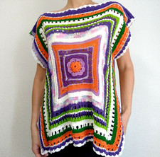 Top patchwork cotone boho