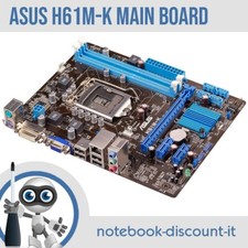 Scheda Madre ASUS H61M-K Motherboard Socket LGA1155 Slot RAM DDR3 TESTED