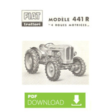 Tracteur FIAT 441R Notice