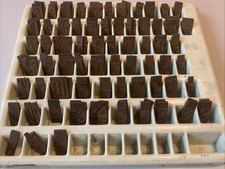 Caratteri Gravograph per incisioni Alfabeto e numeri  completo per Pantografo