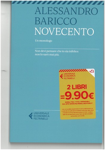 Novecento alessandro baricco - novecento,