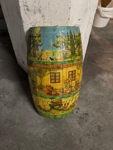 Mezza botte legno - in,