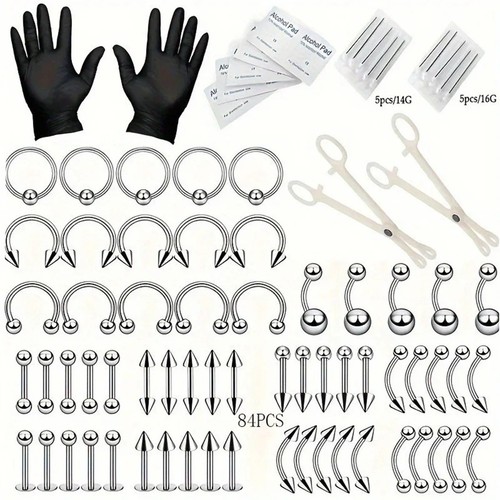 Kit piercing orecchio sterile - kit,