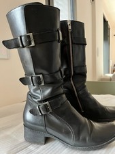 Stivale donna nero geox - stivale,