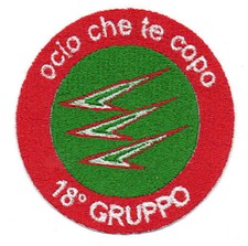 PATCH RICAMO TOPPA MILITARE