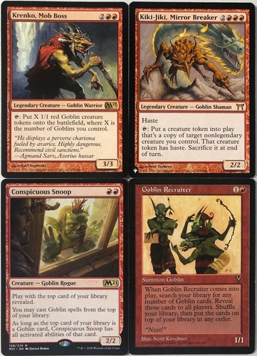 Edh mazzo goblin comandante - mazzo,