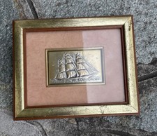 Quadretto bassorilievo in argento 925/1000 veliero, edizione limitata