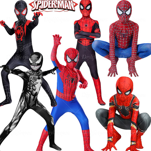 Kids spiderman cosplay costume - spiderman,