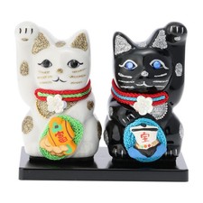 Set Coppia Gatto Portafortuna