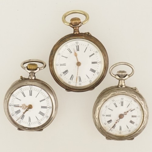 Orologio tasca argento - 3x,