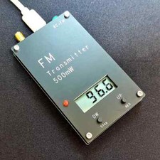 Trasmettitore FM 0,5W Stereo 88M-108MHz Campus Radio Stazione di Trasmissione Ricevitore