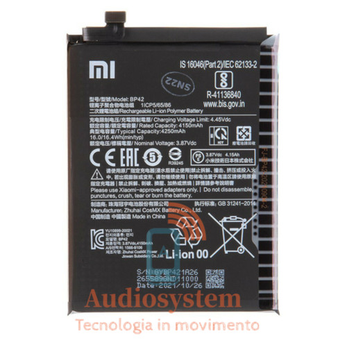 Batteria originale per xiaomi - originale,