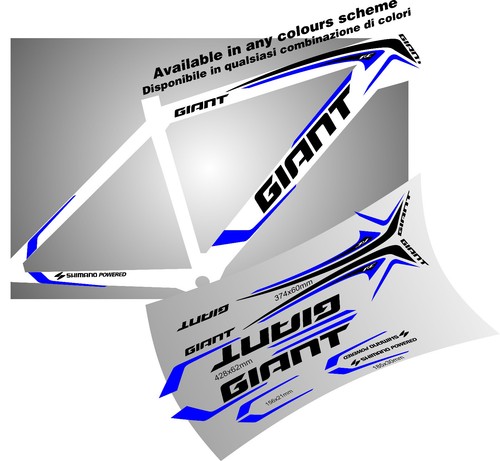 Giant adesivi stickers decal - giant,