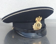 Berretto a visiera colore nero della Marina russa tg. 56 ottimo marcato