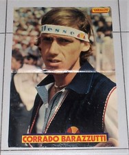 Poster CORRADO BARAZZUTTI - Il Giornalino 29x41 cm Tennis Italia
