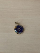 Ciondolo Murrina blu, lettera L