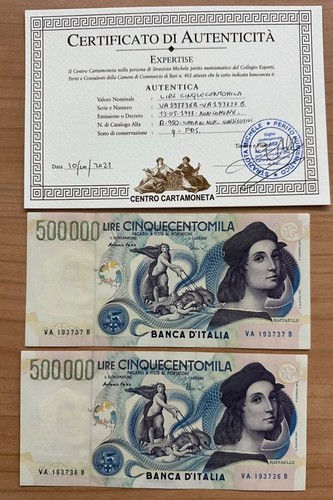 500000 500 000 lire - 500.000,
