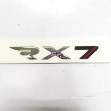 RX7 Logo Lettering Emblem