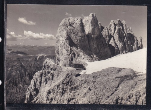 Cartolina rifugio passo - rifugio,