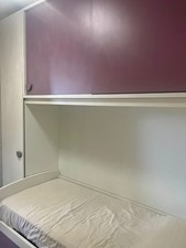 cameretta a ponte usata pari al nuovo dim. 255 x h 260 con 2° letto a cassettone