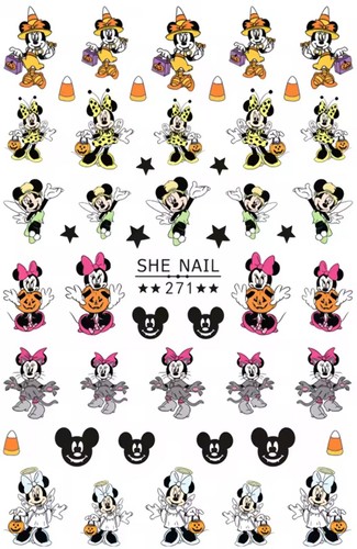 Adesivi nail art halloween - nail,
