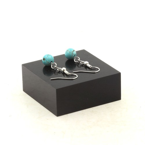 Orecchini perla howlite - perla,