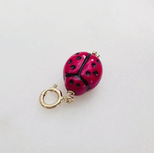 Ciondolo piccolo coccinella