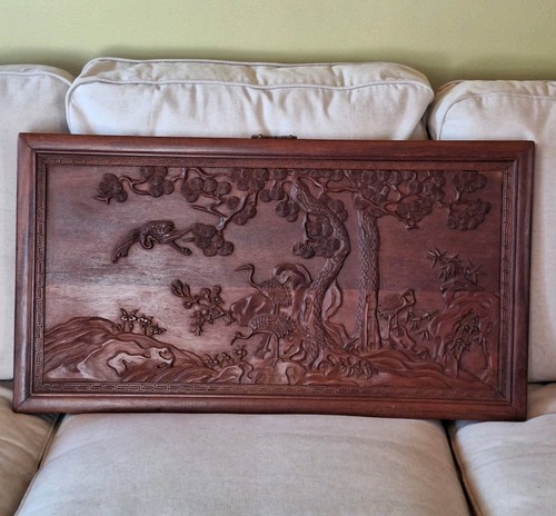 Pannello rilievo parete legno