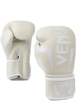 Guantoni da boxe Venum Elite 14 oz bianco sporco Muay Thai allenamento MMA