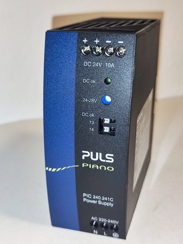 Alimentatore guida din - din, puls