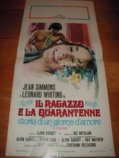 LOCANDINA Il Ragazzo E La Quarantenne Jean Simmons Leonard Whiting Alvin Rakoff