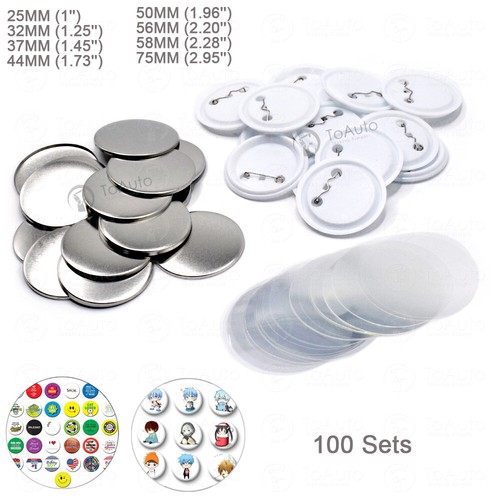 100 set bottoni - bottoni, vuoti