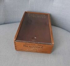 Vintage Scatola vuota Legno Vuota Backgammon Sigari